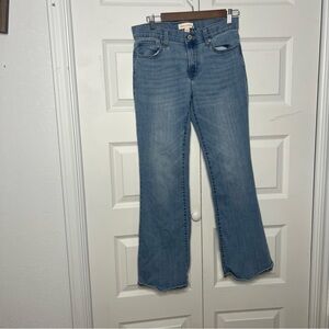 Lucky Brand Sweet Mid Rise Flare Jeans Size 6 Blue Stretch Denim 30” Inseam
